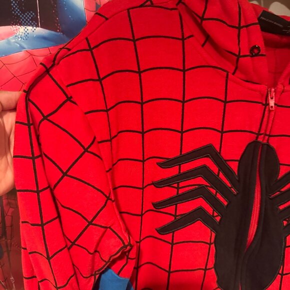 Vintage Y2K 2011 Marvel Spider-Man Mad Engine Costume Hoodie (XL) Venom iron man - Picture 9 of 10